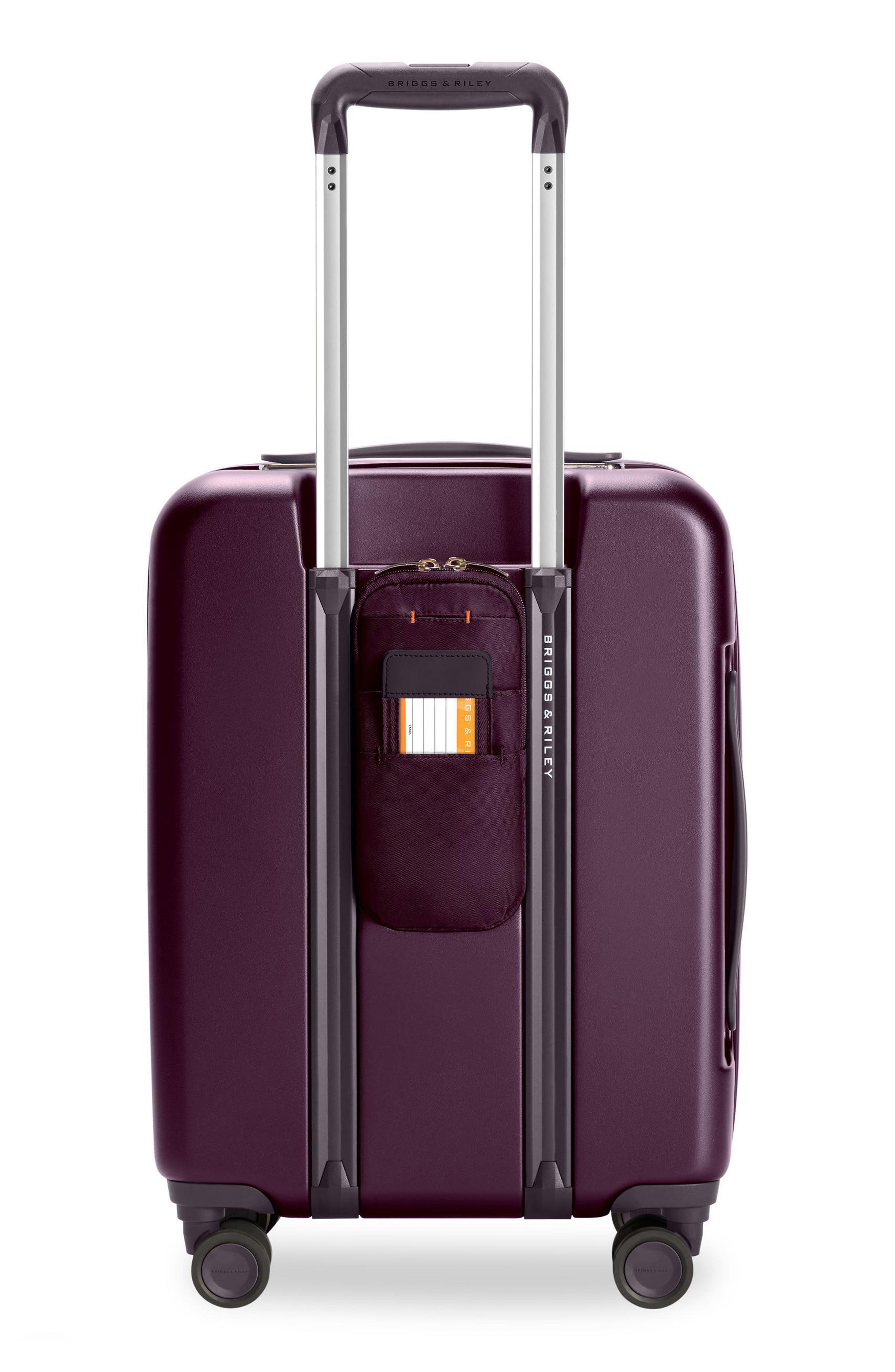 Briggs & Riley Sympatico Global 21-Inch Expandable Spinner Carry-On, Alternate, color, Plum