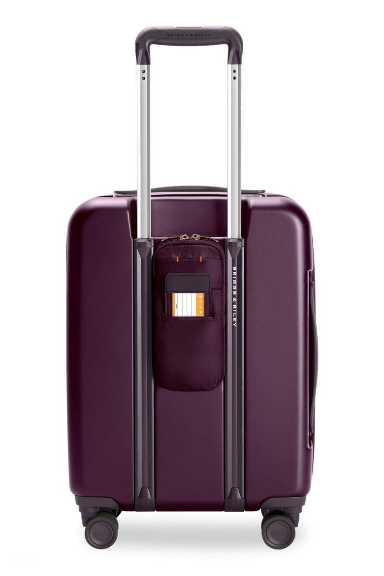 Sympatico Global 21-Inch Expandable Spinner Carry-On, Alternate, color, PLUM