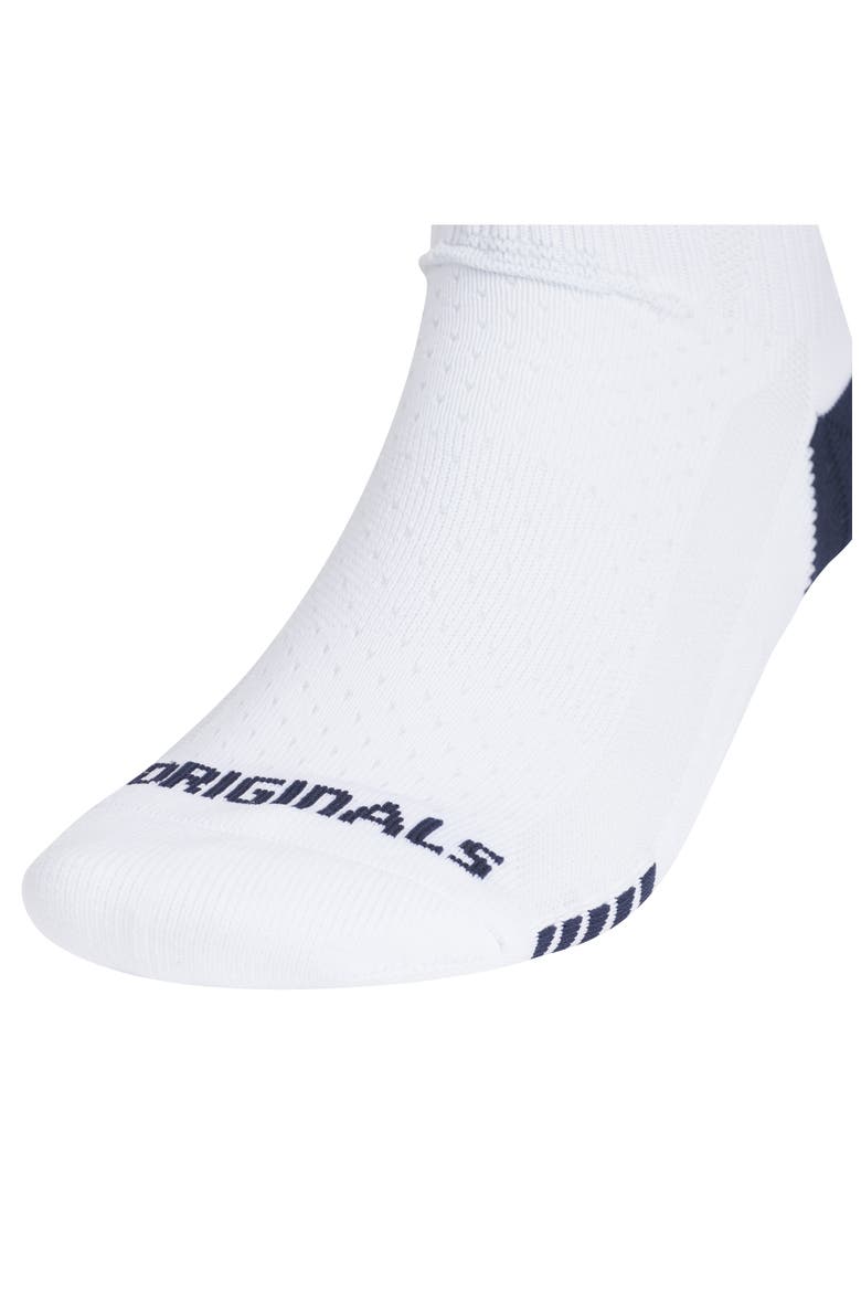 Gender Inclusive Originals Tech 2.0 3-Pack Quarter Socks, Alternate, color, WHITE/ NIGHT INDIGO/ RED