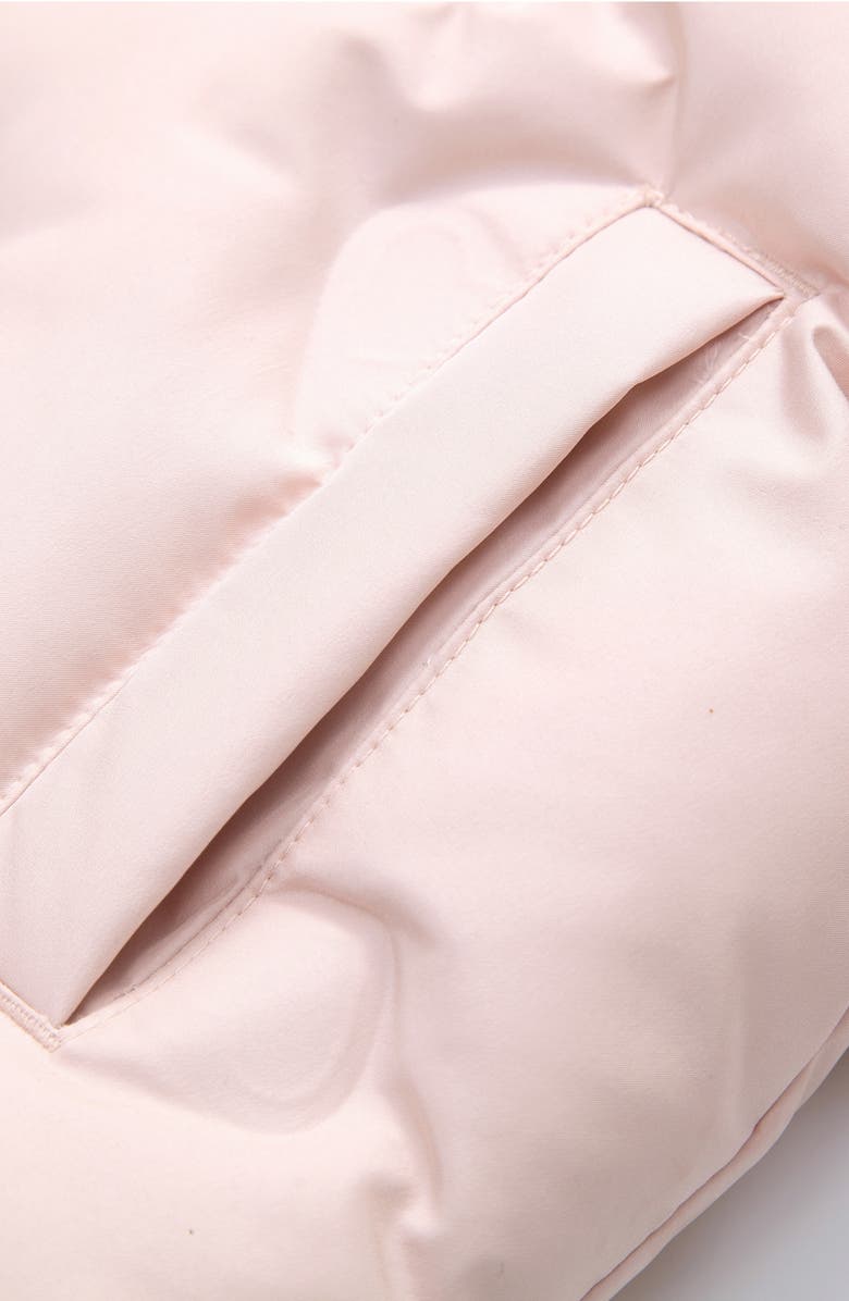 Rokka&Rolla Fleece Lined Heart Pattern Puffer Jacket, Alternate, color, Pink