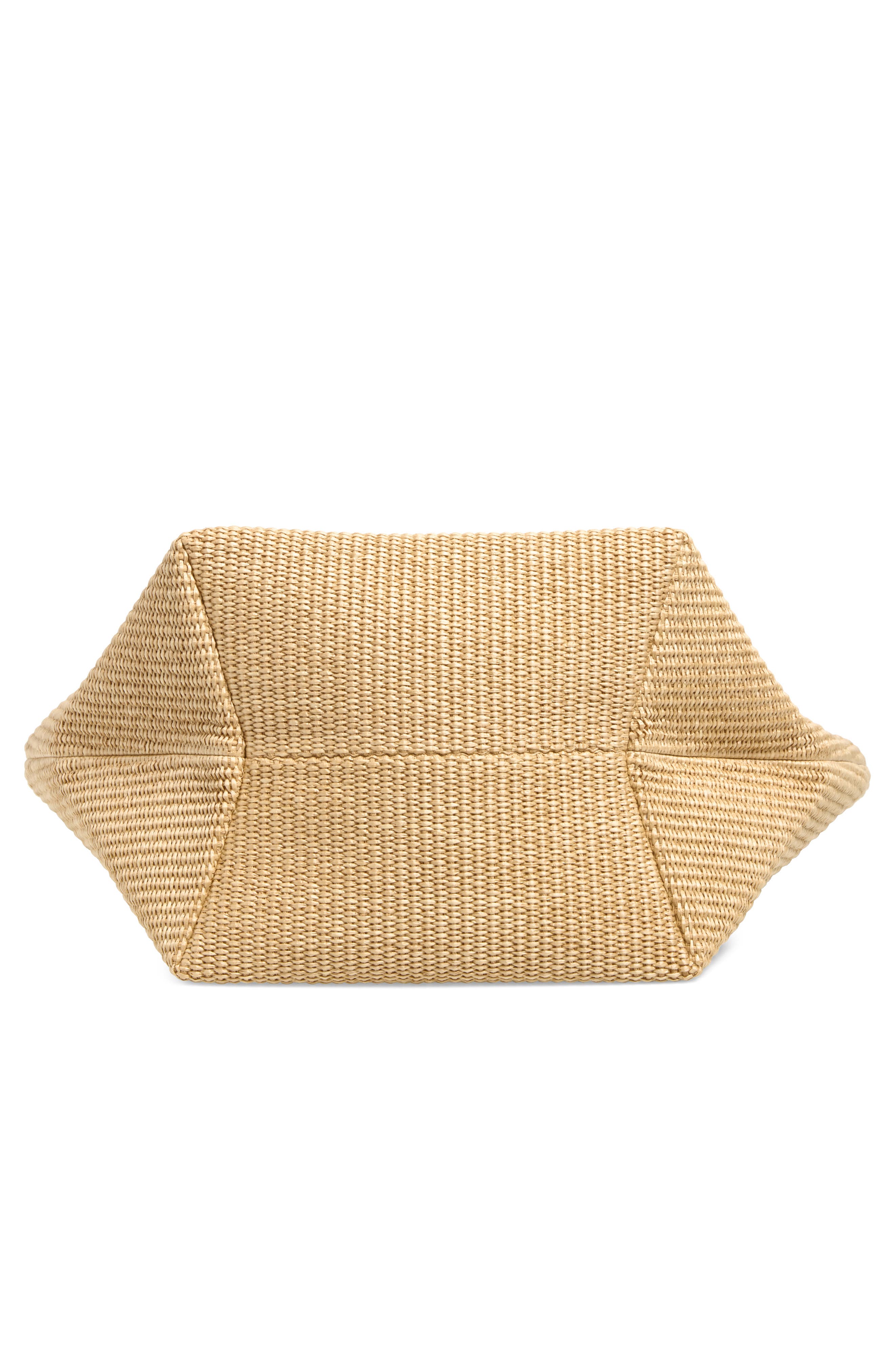 Everyday Soft Raffia Tote, Alternate, color, NATURAL