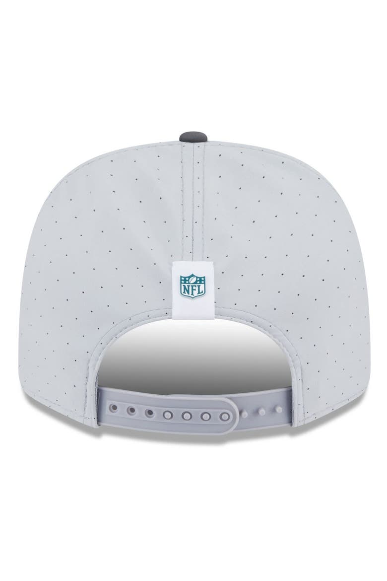 Men's New Era  Gray/Graphite Philadelphia Eagles 2025 NFL Training Camp 9SEVENTY Adjustable Hat, Alternate, color, Gray