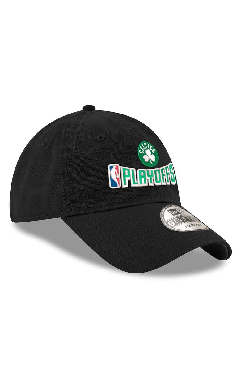 New Era Men's New Era  Black Boston Celtics 2025 NBA Playoffs 9TWENTY Adjustable Hat, Alternate, color, 