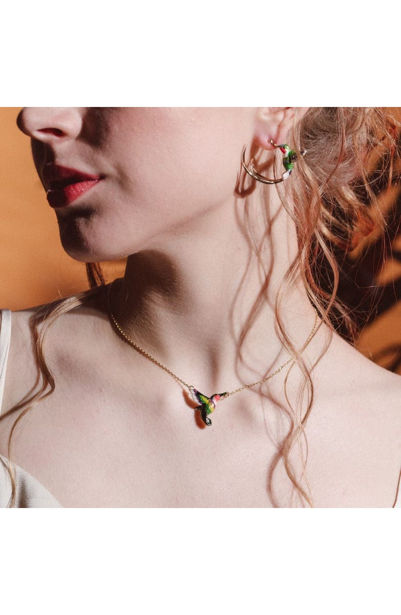 Bill Skinner Studio Hummingbird Pendant, Alternate, color, Hummingbird