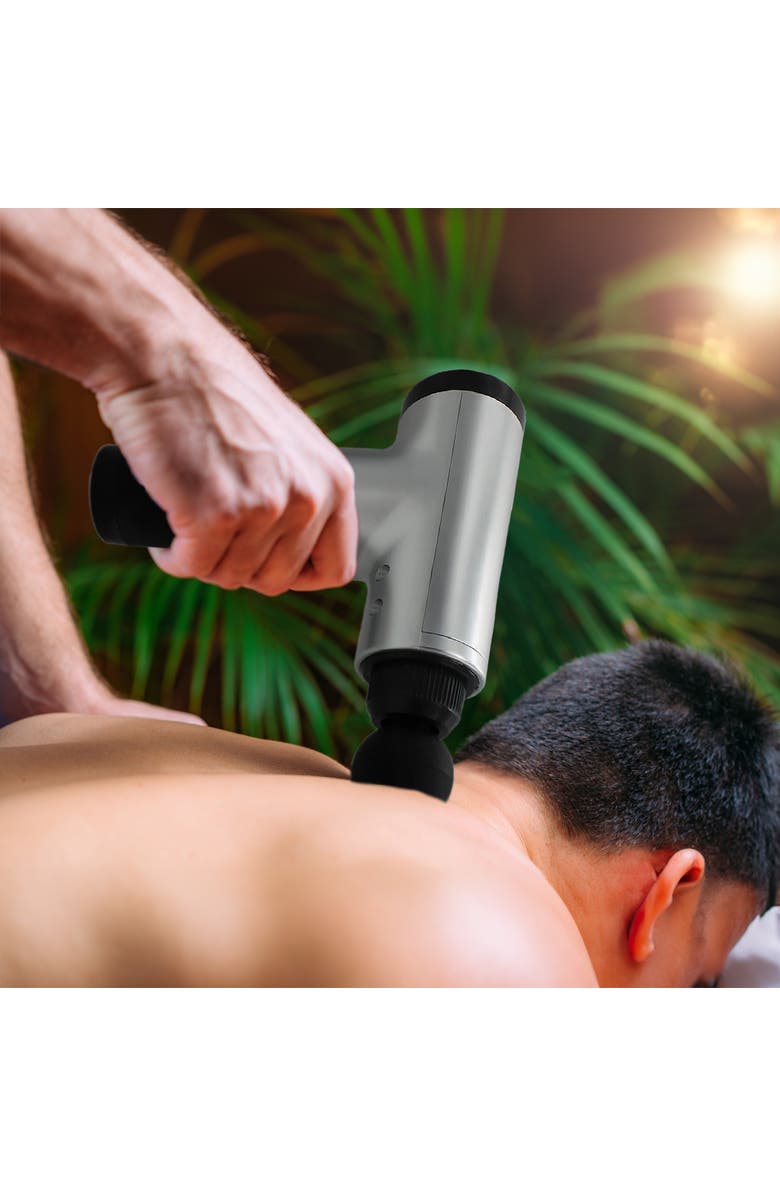 PURSONIC Cordless 
Rechargeable Professional Massage Gun, Alternate, color, Black