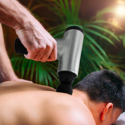 Pursonic Cordless & Rechargeable Professional Massage Gun In Black