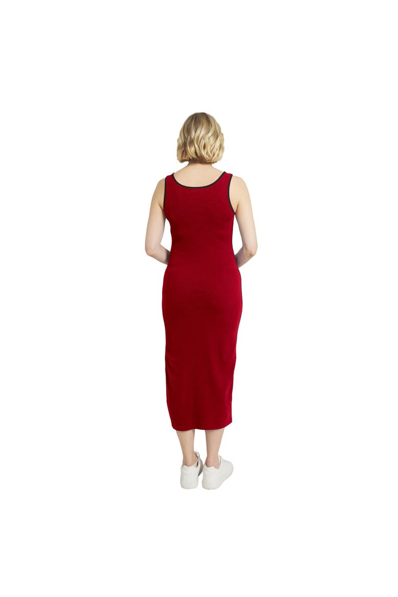 Women's WEAR by Erin Andrews  Scarlet San Francisco 49ers Ribbed Tank Dress, Alternate, color, Scarlet