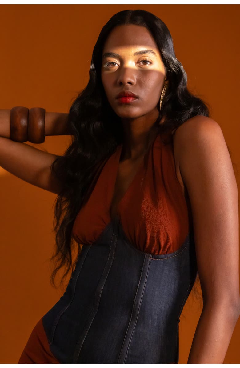 Maeve Hazel Dress, Alternate, color, Cinnamon