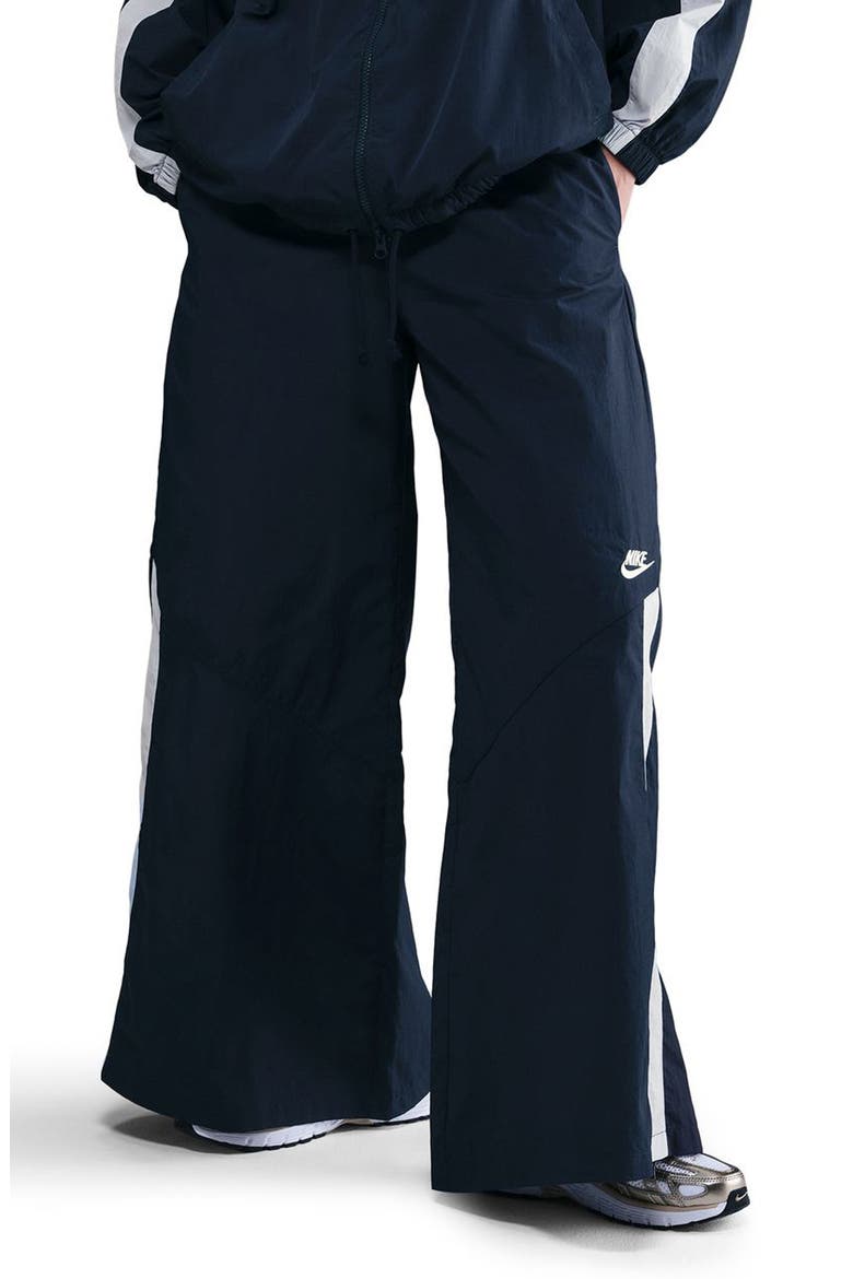Sportswear Wide Leg Pants, Main, color, MIDNIGHT NAVY/ SAIL