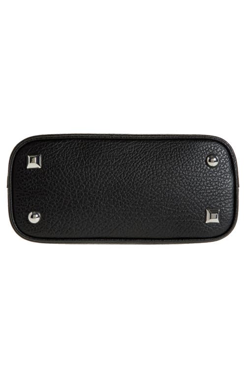 Maison Margiela Micro 5ac Classique Leather Top Handle Bag In Black