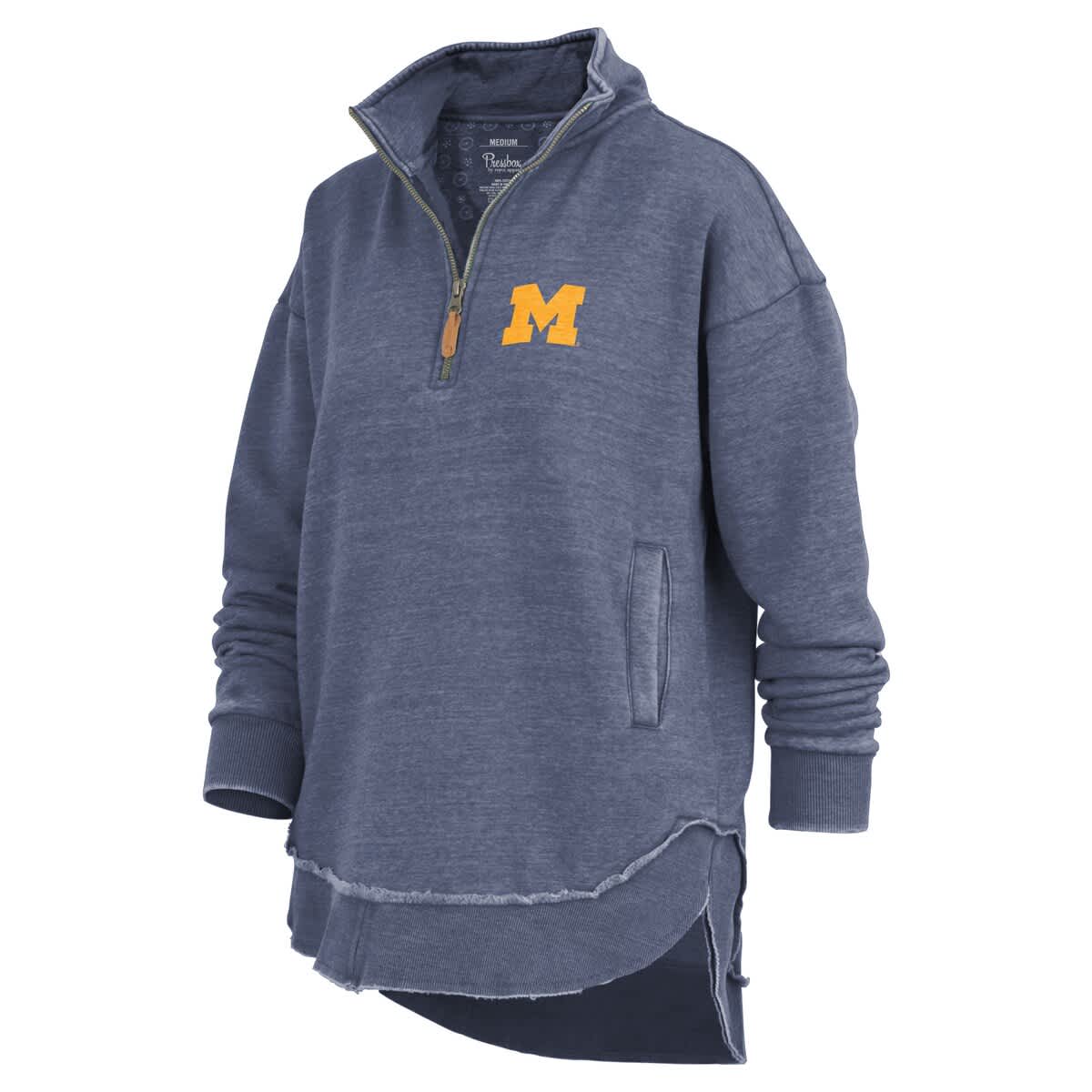 muumin3434 PRESSBOX Women's Pressbox Navy Michigan Wolverines Northfork