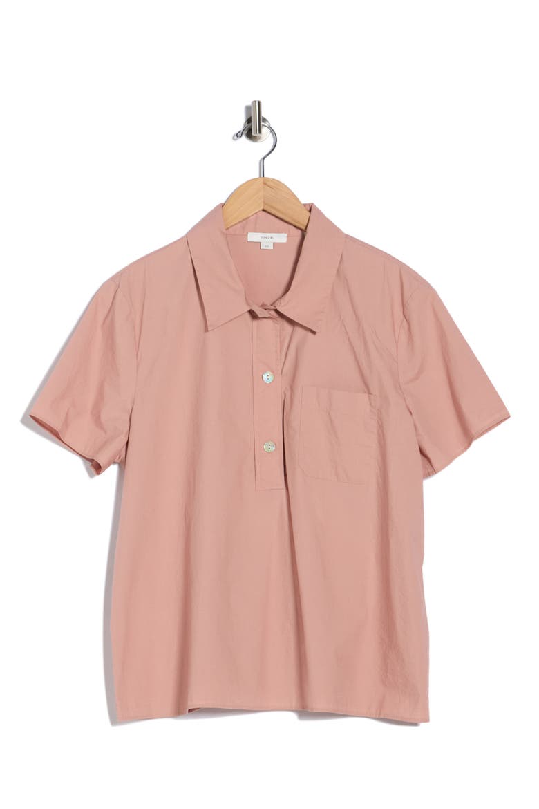 Cotton Polo, Alternate, color, BLUSH CREAM