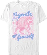 Lost Gods Men's Jimothy the Raccoon Be Gentle Short Sleeve T-Shirt