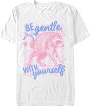 Lost Gods Men's Jimothy the Raccoon Be Gentle Short Sleeve T-Shirt