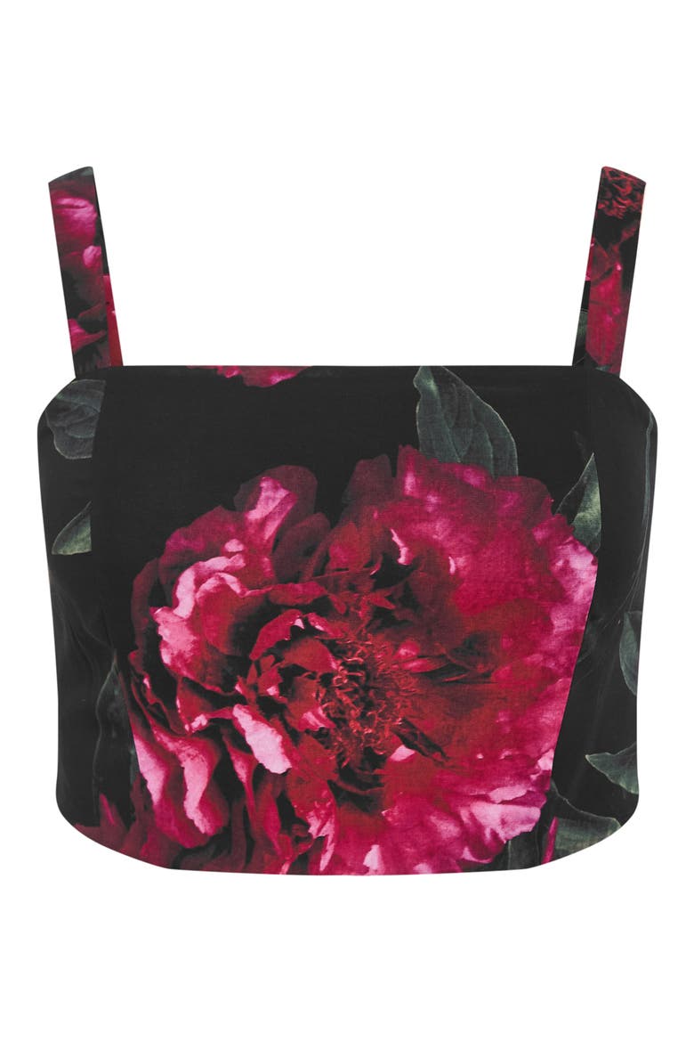 Bianka Print Crop Tank, Alternate, color, LUSH BLOOM