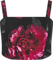 City Chic Bianka Print Crop Tank