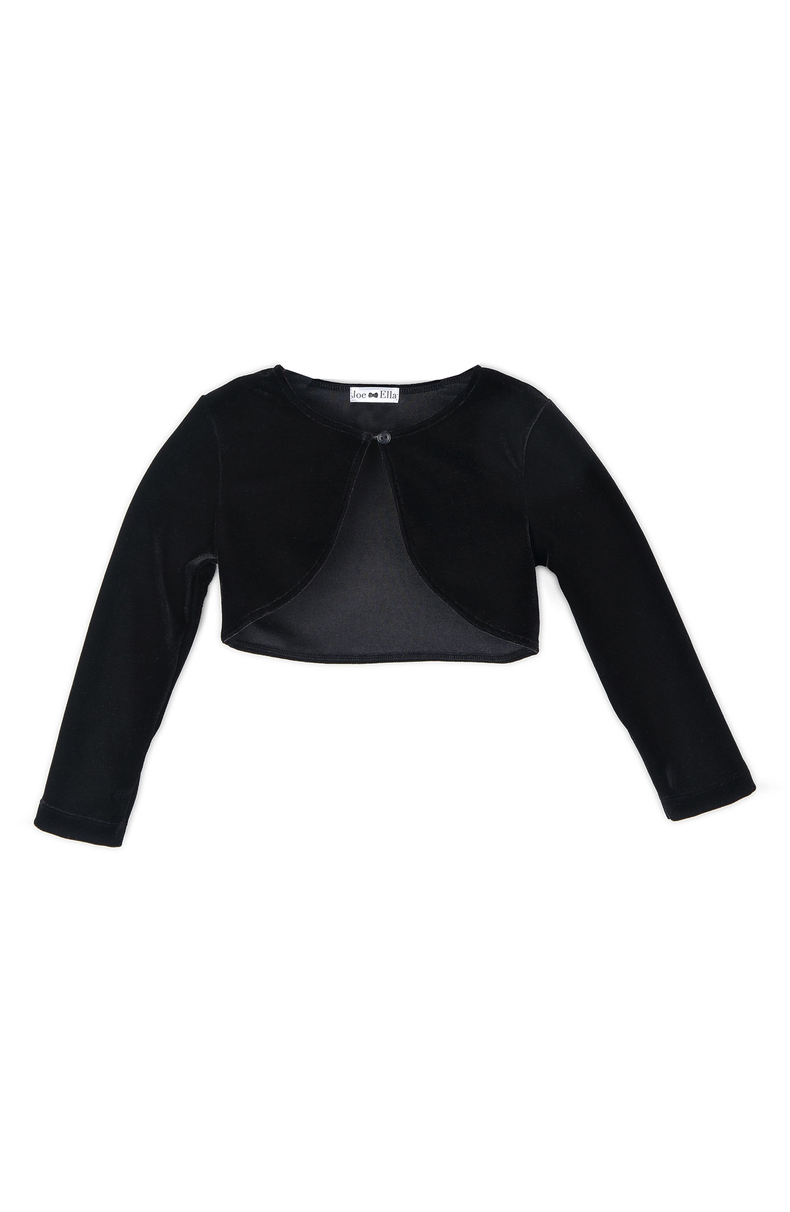 Kids' Stretch Velour Bolero