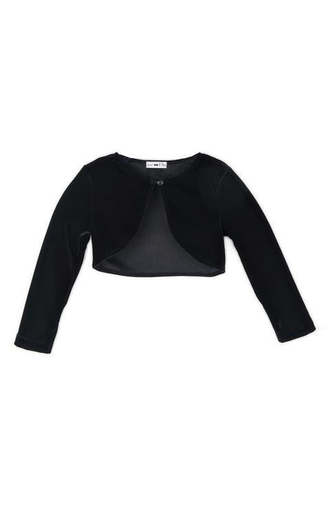 Kids' Stretch Velour Bolero
