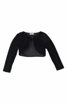 Kids' Stretch Velour Bolero