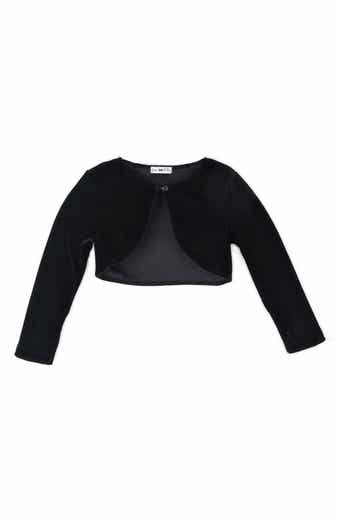 Kids' Stretch Velour Bolero