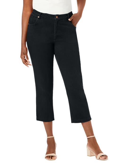 Classic Cotton Denim Capri (Plus Available)