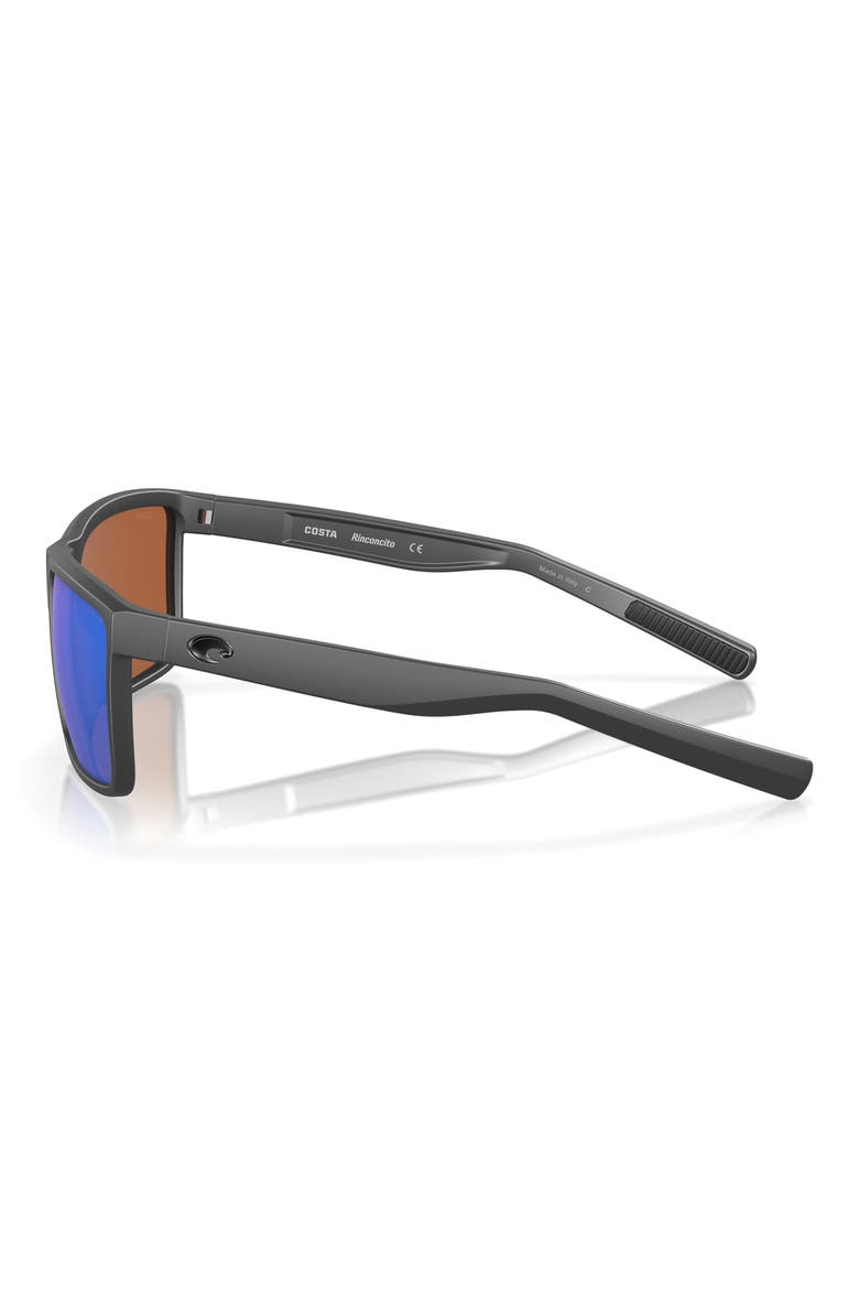 Rinconcito 60mm Polarized Rectangular Sunglasses, Alternate, color, GREEN