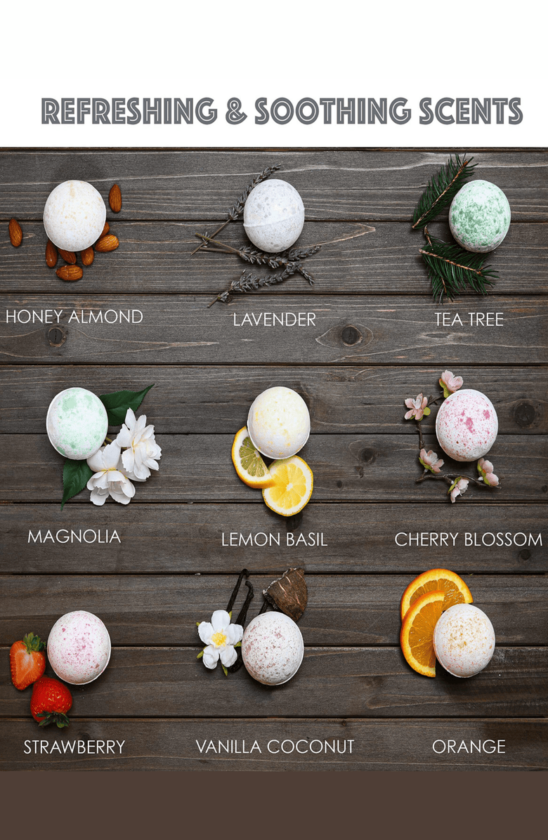 Lovery Marble Bath Bombs 9-Piece Set, Alternate, color, 