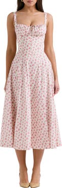 HOUSE OF CB Carmen Bustier Sundress