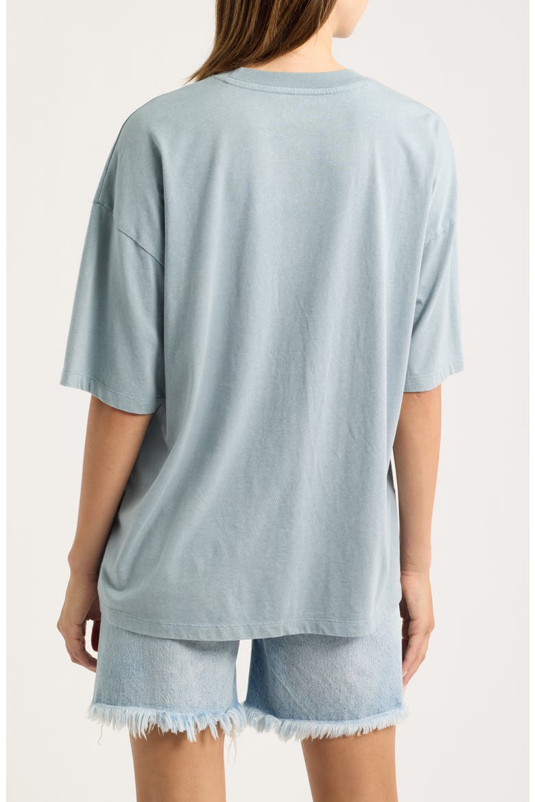 Oversize Peanuts® Pumpkin Graphic T-Shirt, Alternate, color, GREY