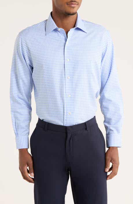 Brooks Brothers Regular Fit Gingham Twill Non-Iron Button-Up Shirt