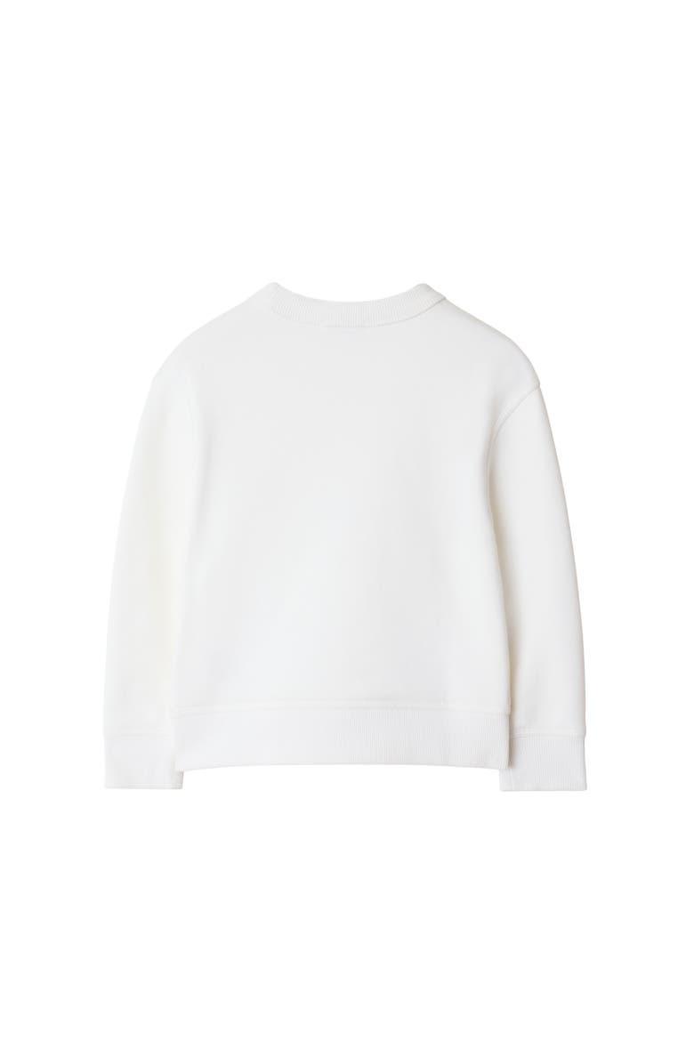 Burberry Thomas Bear Cotton Sweatshirt, Alternate, color, White