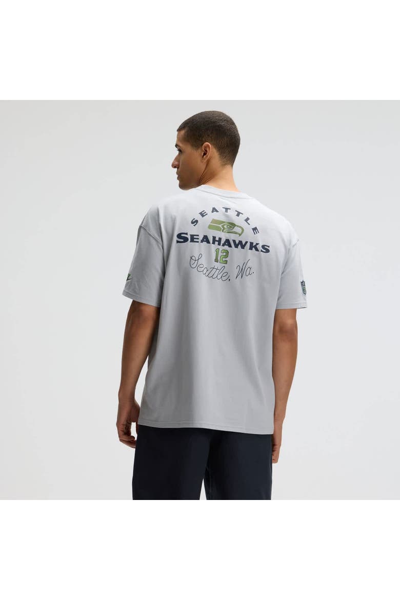 Men's Nike  Wolf Gray Seattle Seahawks 2025 Rivalries Collection Essential Max90 T-Shirt, Alternate, color, Gray