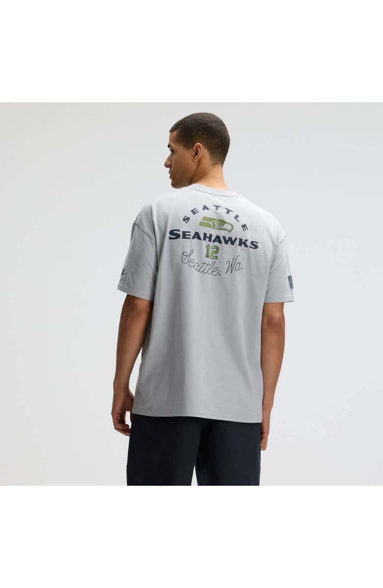 Nike Men's Nike  Wolf Gray Seattle Seahawks 2025 Rivalries Collection Essential Max90 T-Shirt, Alternate, color, Gray