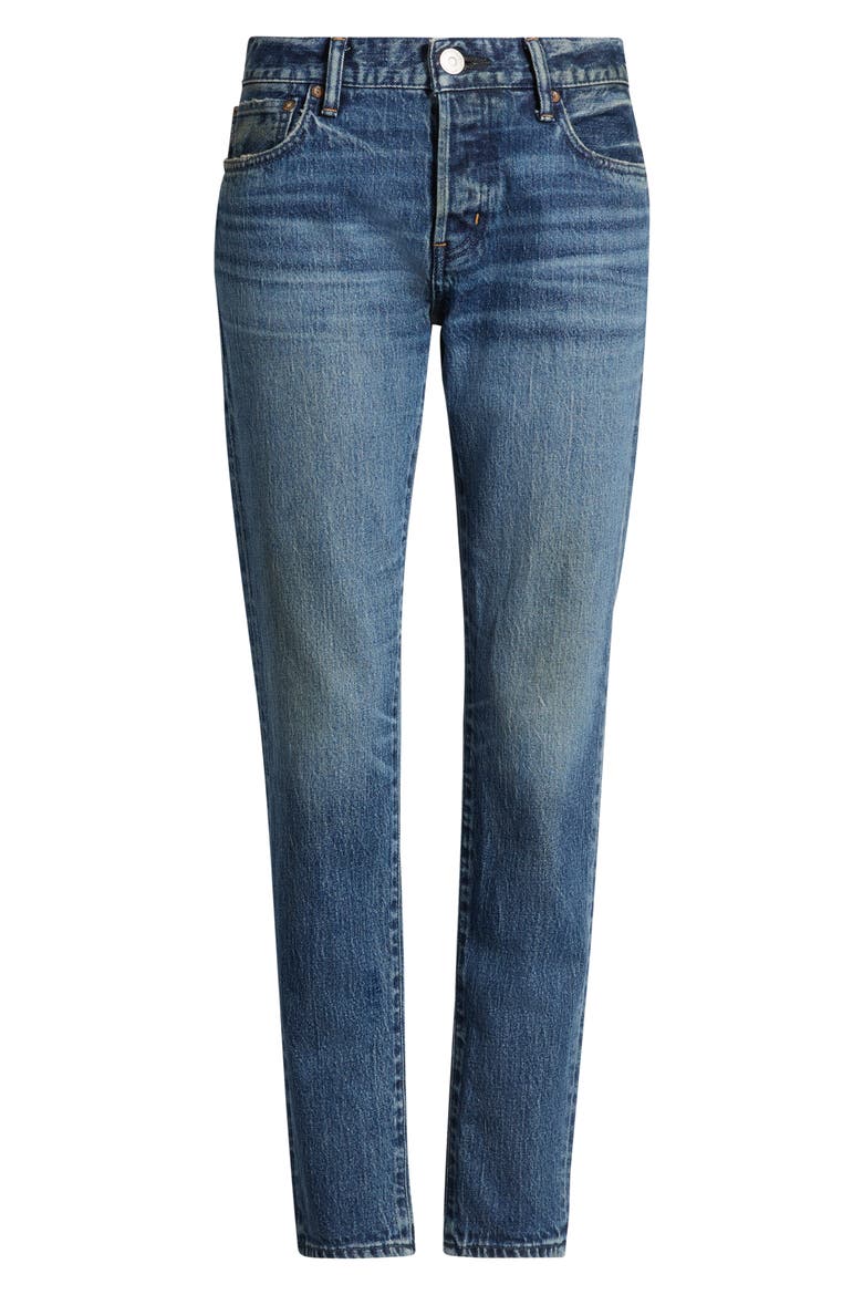 Renton High Waist Tapered Leg Jeans, Alternate, color, BLUE