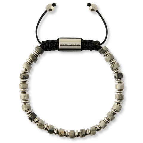 Labradorite Heishi Beaded Bracelet