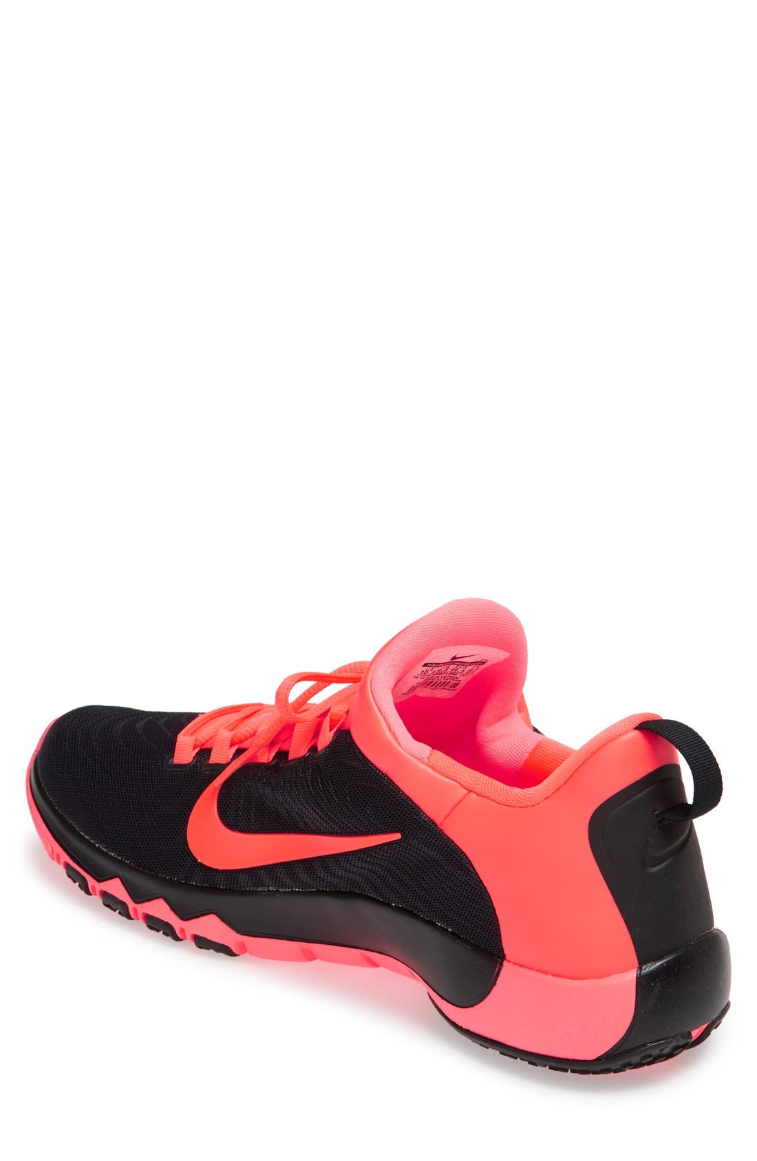 'Free 5.0 Trainer' Training Shoe, Alternate, color, BLACK/ HYPER PUNCH