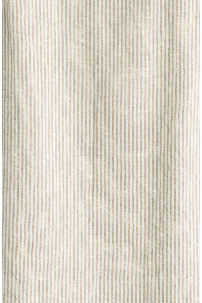 Bank Stripe Long Sleeve Button Shirt, Alternate, color, OLIVE
