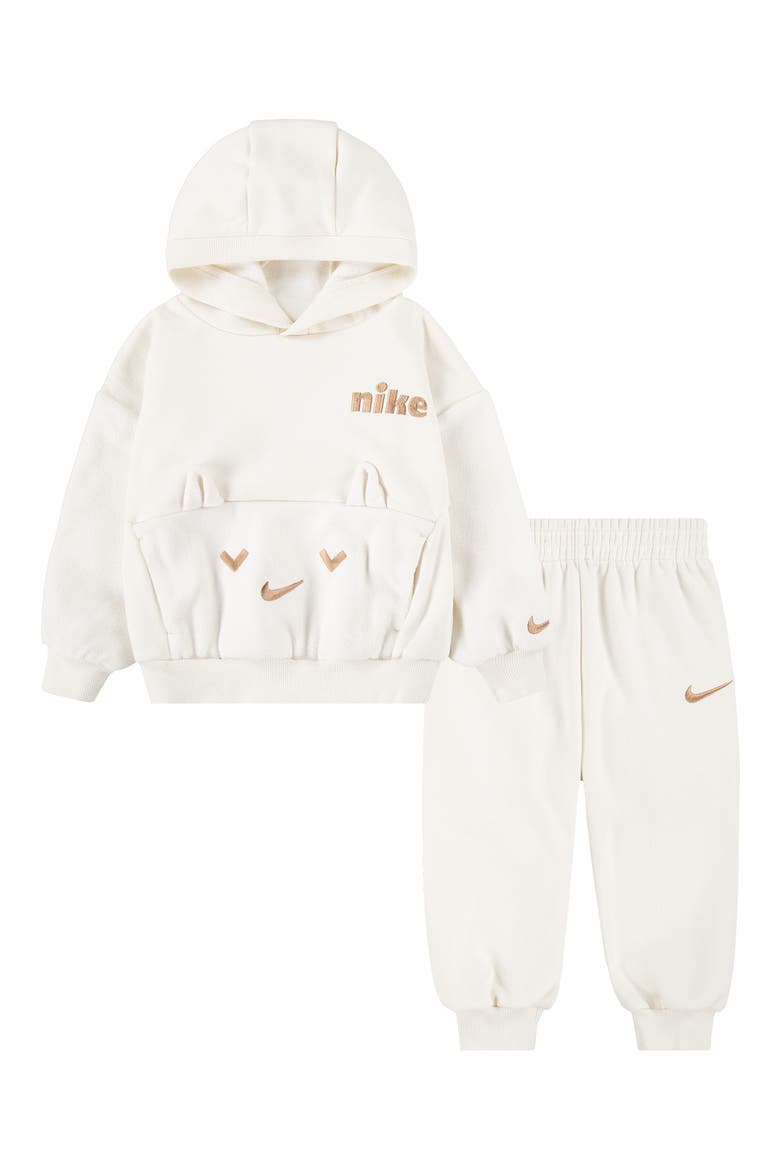 KIds' Cozy Comfort Hoodie & Joggers Set, Main, color, PALE IVORY