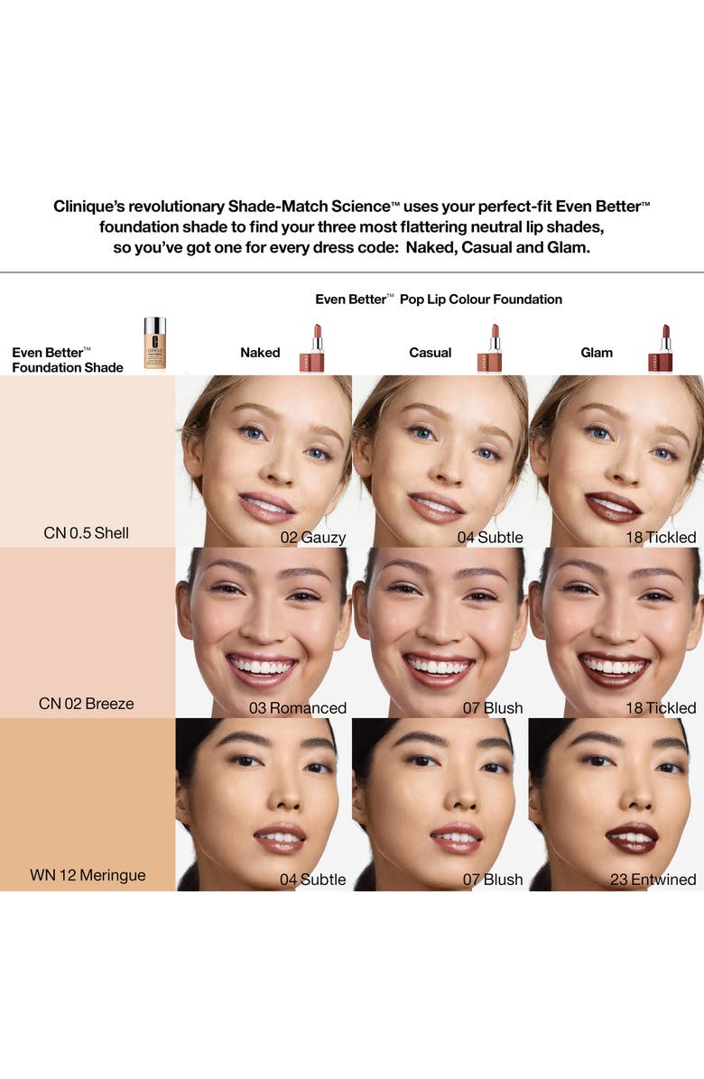 Clinique Even Better Pop Lip Color Foundation Lipstick, Alternate, color,