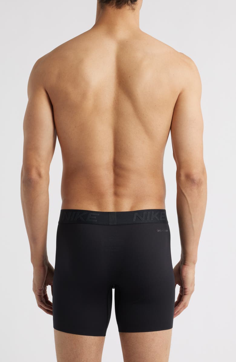 Nike Elite Micro Boxer Briefs, Alternate, color, Black/ Anthracite