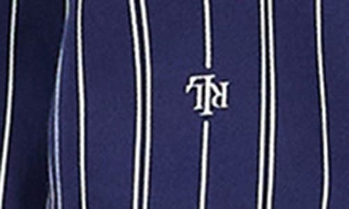 Ralph Lauren Lauren Print Cotton Blend Pajamas In Blue