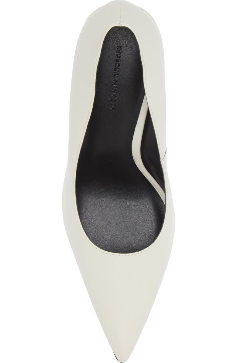 Rebecca Minkoff West Pointed Toe Pump, Alternate, color, White