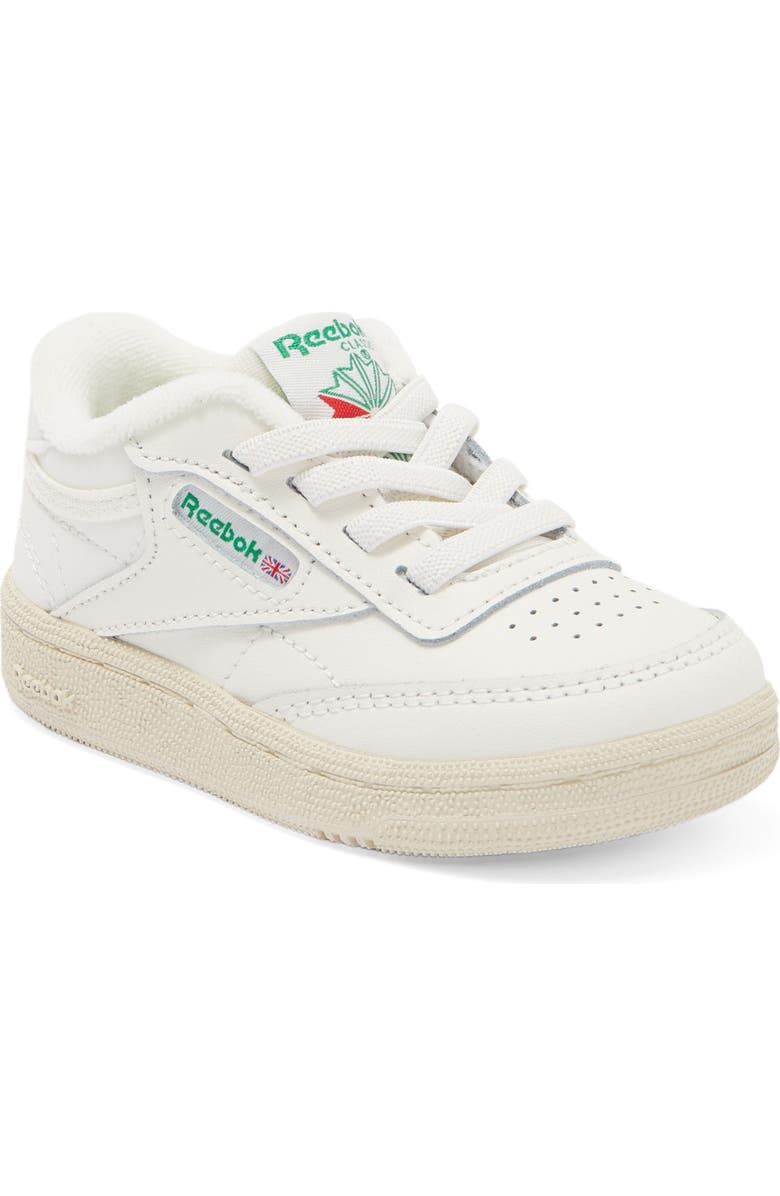 Reebok Kids' Club C Sneaker, Main, color, Chalk/Chalk/Glegrn