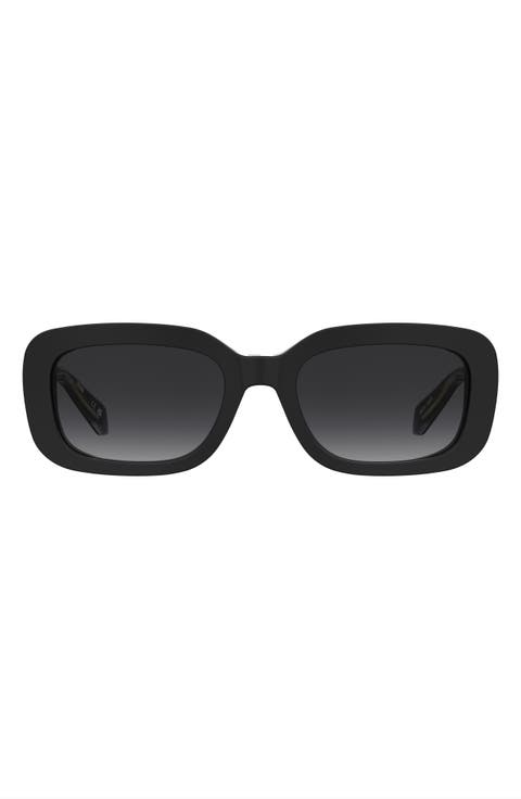 54mm Gradient Rectangular Sunglasses