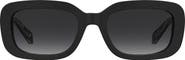 Moschino 54mm Gradient Rectangular Sunglasses