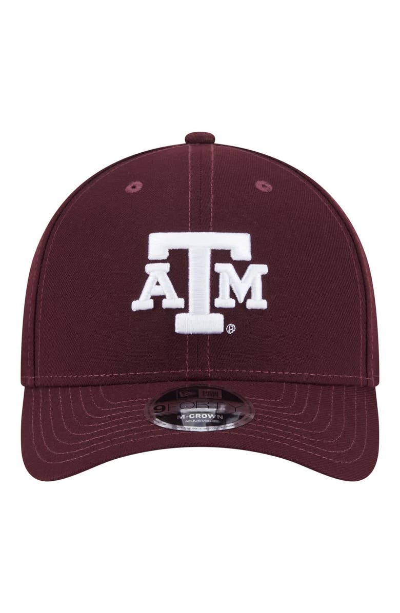New Era Men's New Era Maroon Texas A&M Aggies Team Collective 9FORTY M-Crown Adjustable Hat, Alternate, color, Maroon