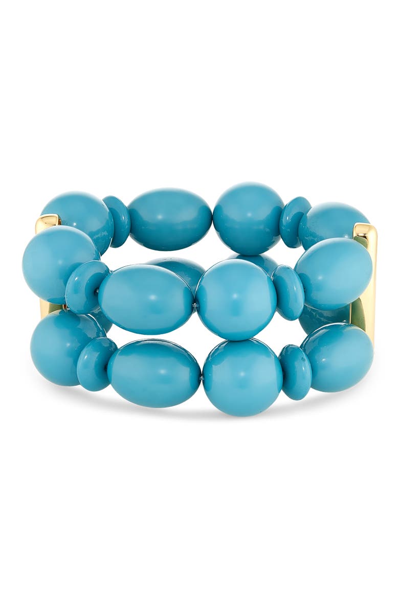 Aventura Double Row Bracelet, Main, color, TURQUOISE