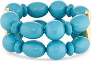 Lele Sadoughi Aventura Double Row Bracelet