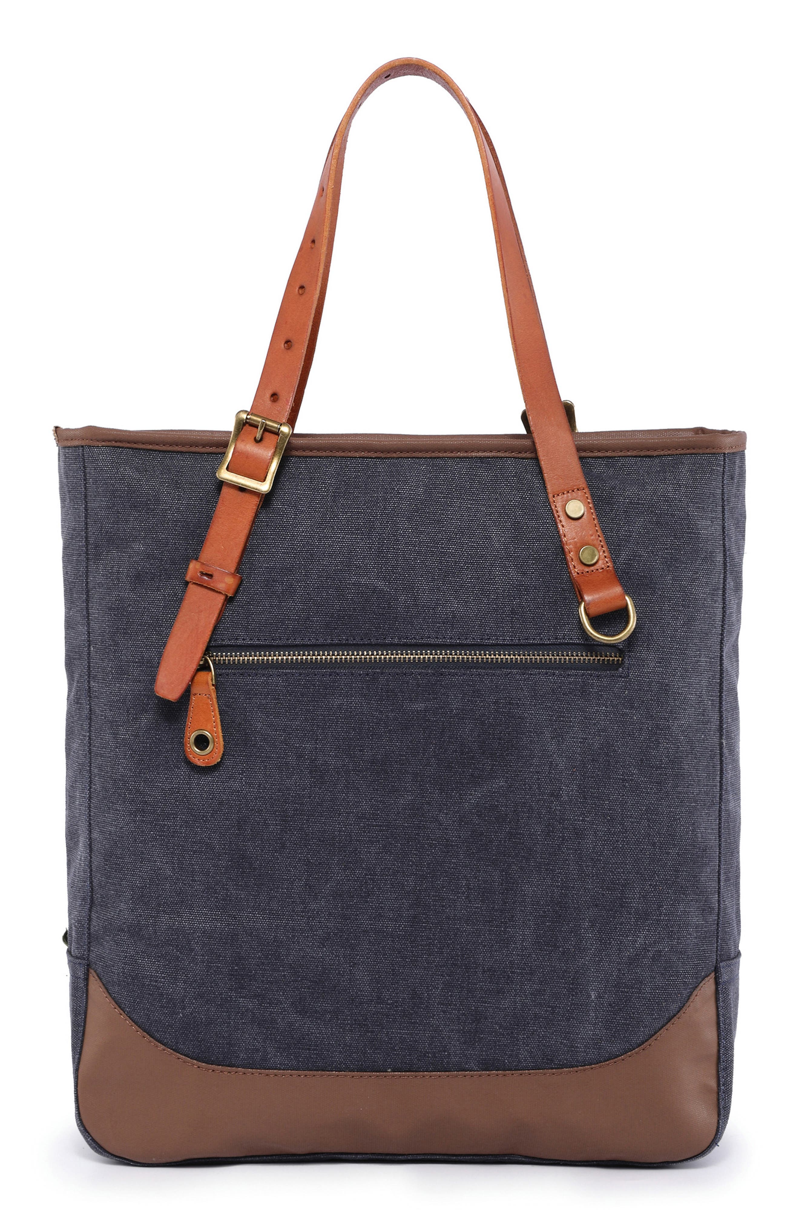 Redwood Canvas Tote Bag, Alternate, color, NAVY