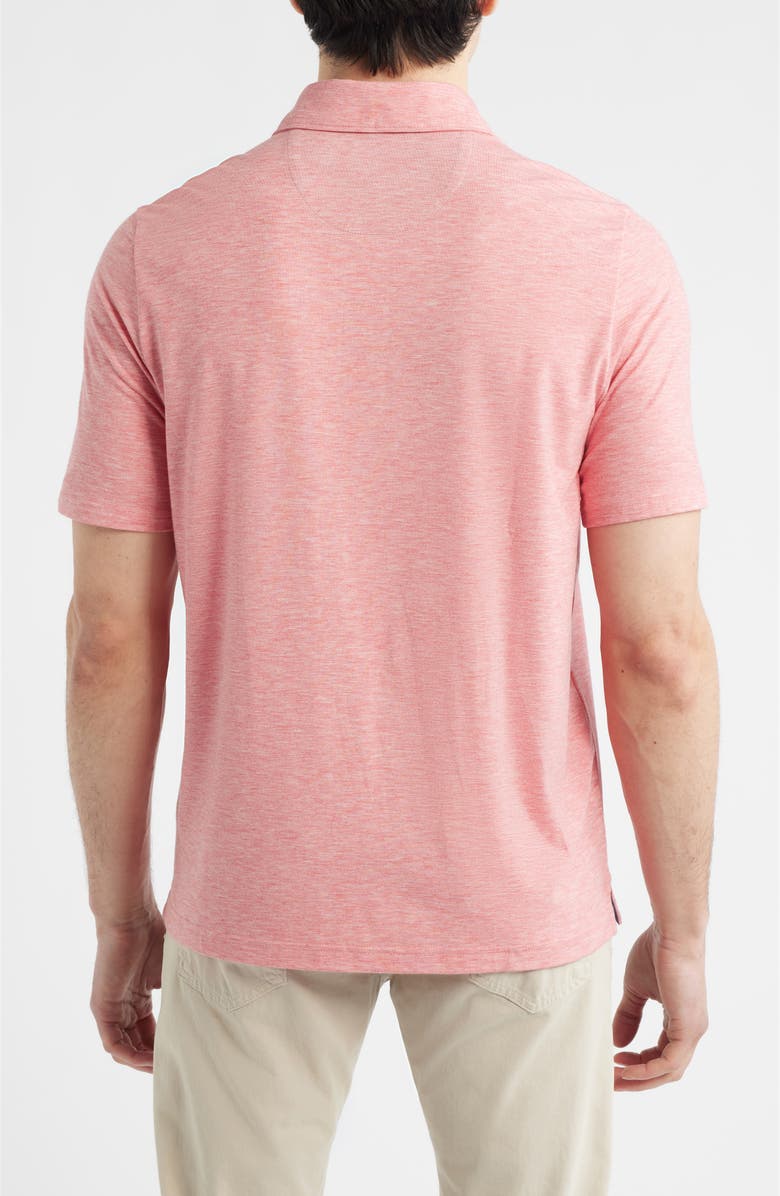 Johnston & Murphy XC+<sup>™</sup> Apex Performance Polo, Alternate, color, Coral Heather